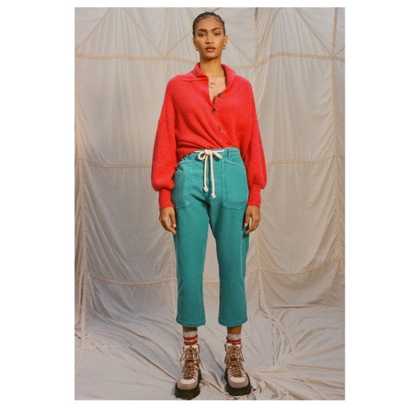 Urban Outfitters Kimichi blue emerson corduroy pant Xsmall NWT - Picture 1 of 7